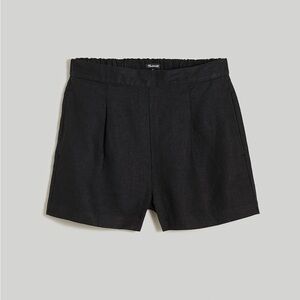 Madewell Linen Blend Pleated Short